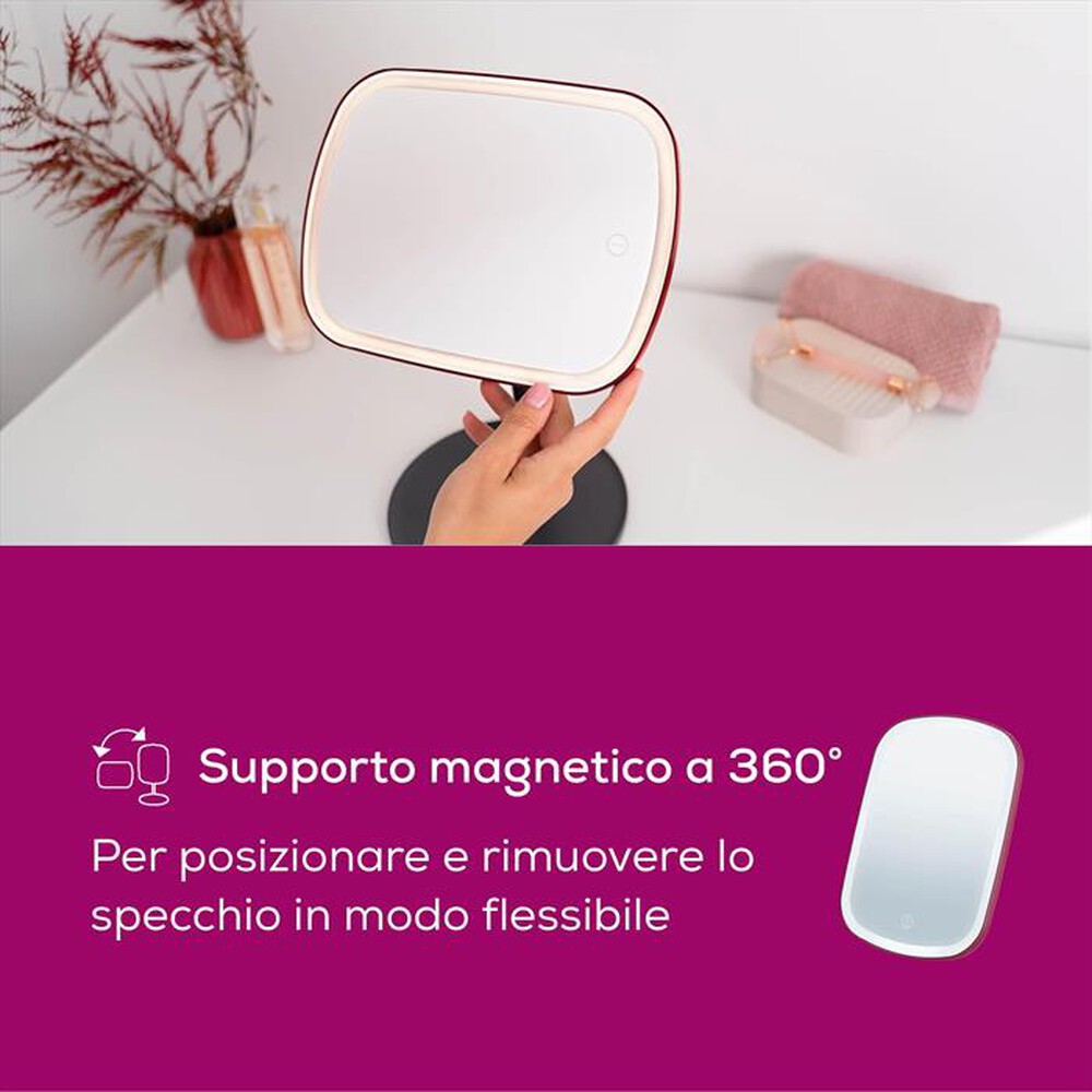 Immagine del prodotto BEURER - Specchio cosmetico BS 47 LIMITED EDITION 2025-Nero e bordeaux