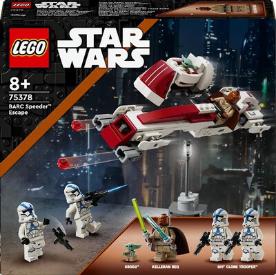 LEGO - STAR WARS La fuga del BARC Speeder 75378