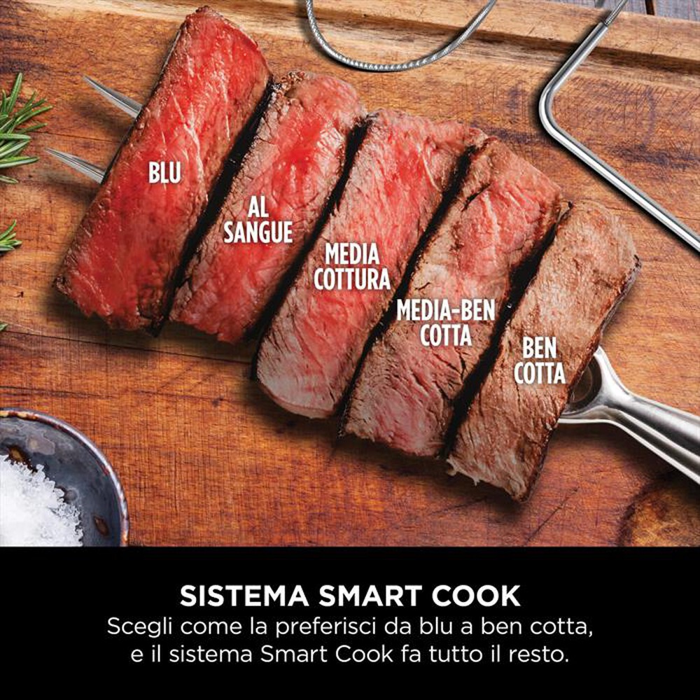 "NINJA - Barbecue elettrico Woodfire Pro Connect XL OG901EU-Blu"