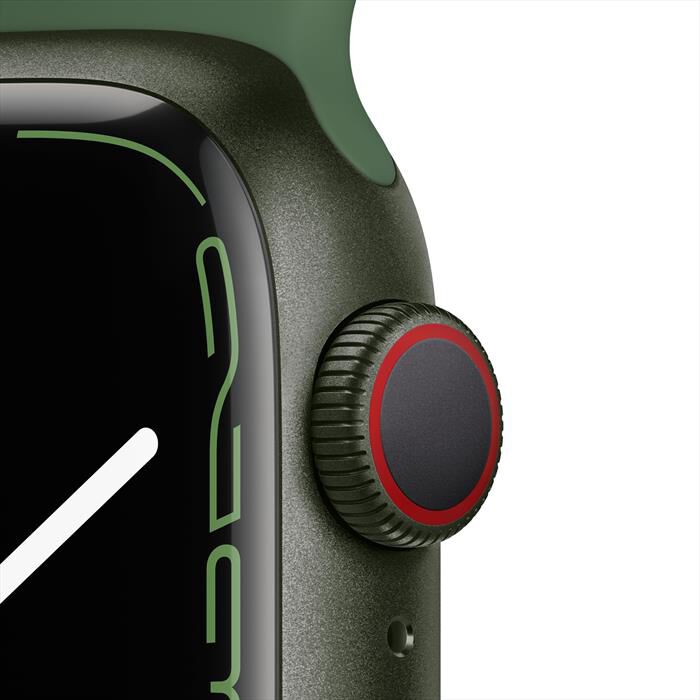 APPLE - Apple Watch Series 7 GPS+Cellular 41mm Alluminio-Cinturino Sport  Verde | Euronics