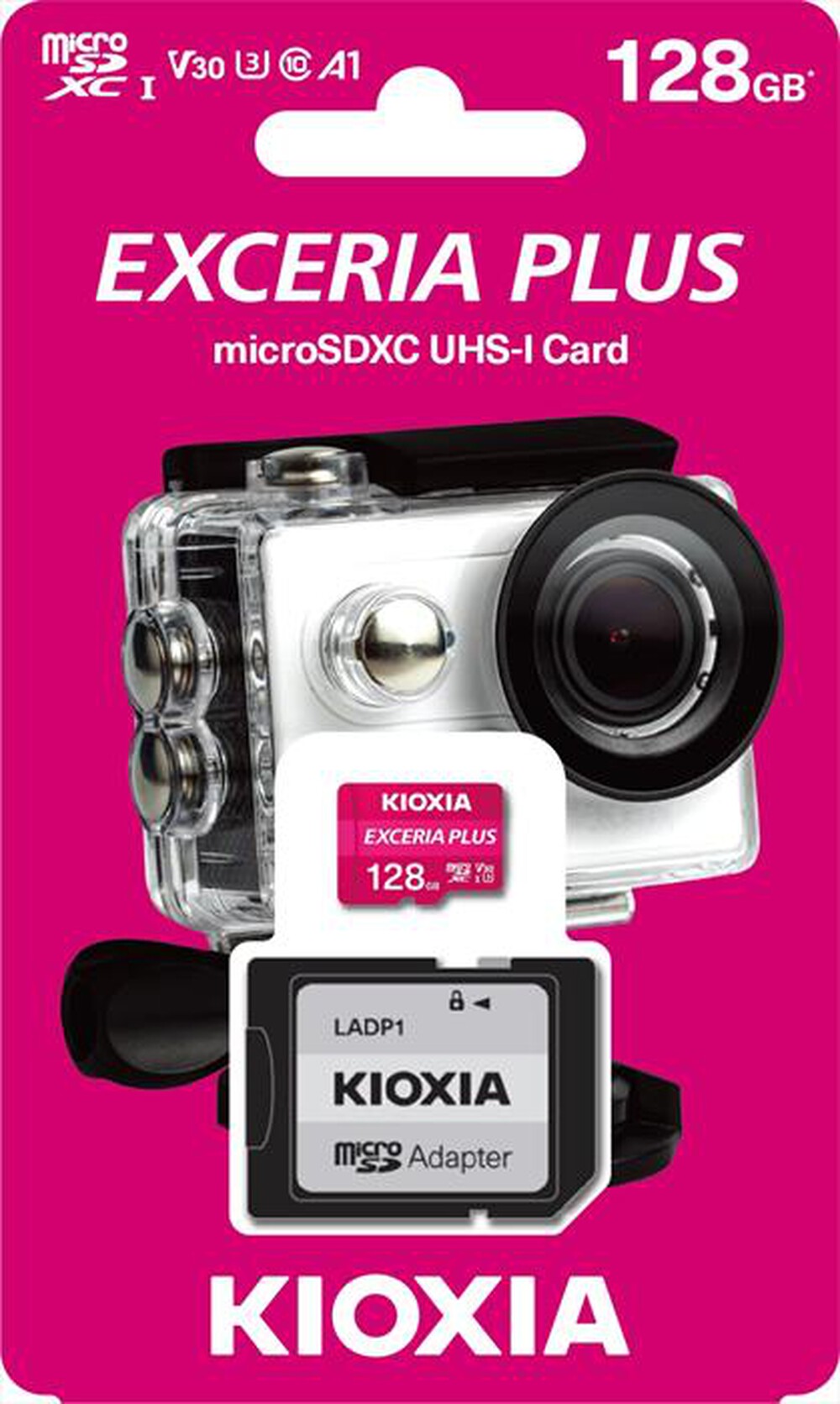 Immagine del prodotto KIOXIA - MICROSD EXCERIA PLUS MPL1 UHS-1 128GB-Rosa