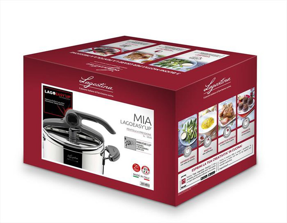 Immagine del prodotto LAGOSTINA - Pentola pressione MIA LAGOEASY UP 5 LT.