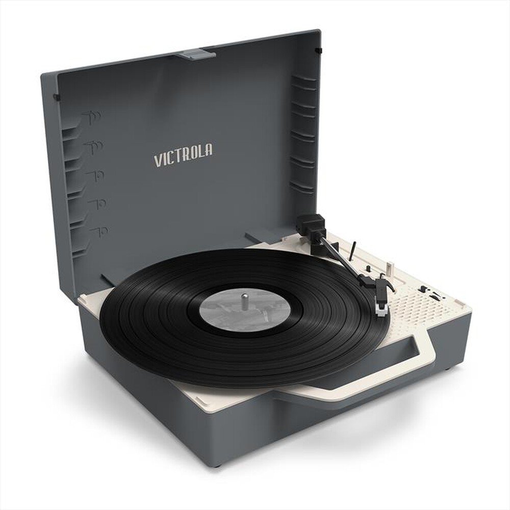 "VICTROLA - Piatto giradischi RE-SPIN-Grigio"