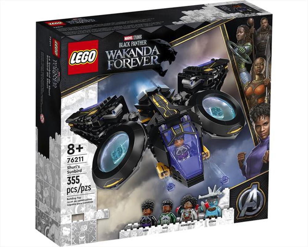 "LEGO - MARVEL SUNBIRD DI SHURI - 76211-Multicolore"
