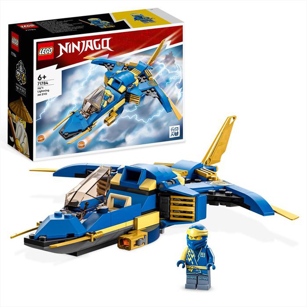 "LEGO - NINJAGO Jet-fulmine di Jay - EVOLUTION - 71784-Multicolore"