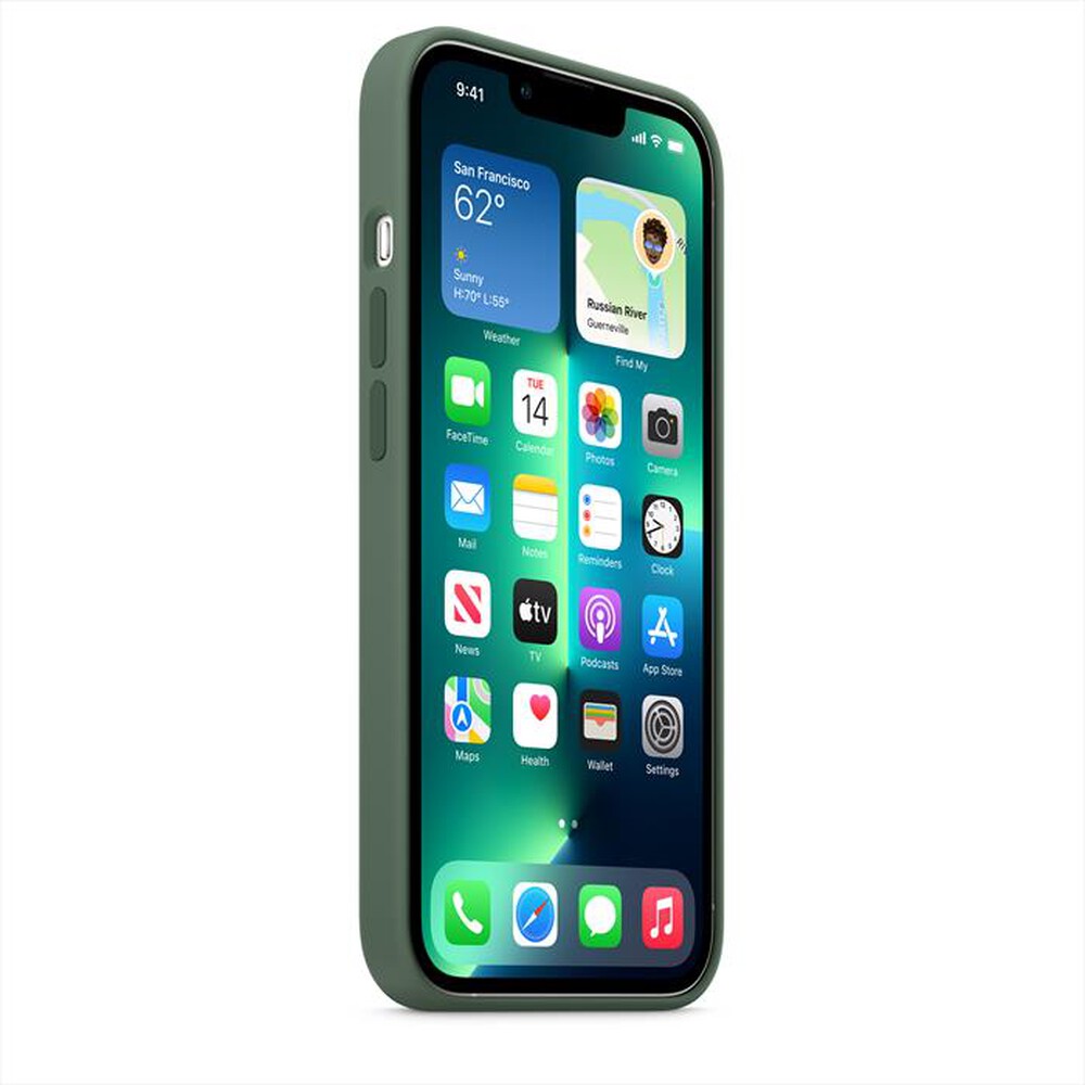 "APPLE - COVER PER IPHONE 13 PRO IN SILICONE CON MAGSAFE-Eucalipto"