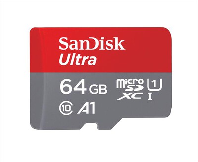 SANDISK - MicroSD Ultra 64GB A1
