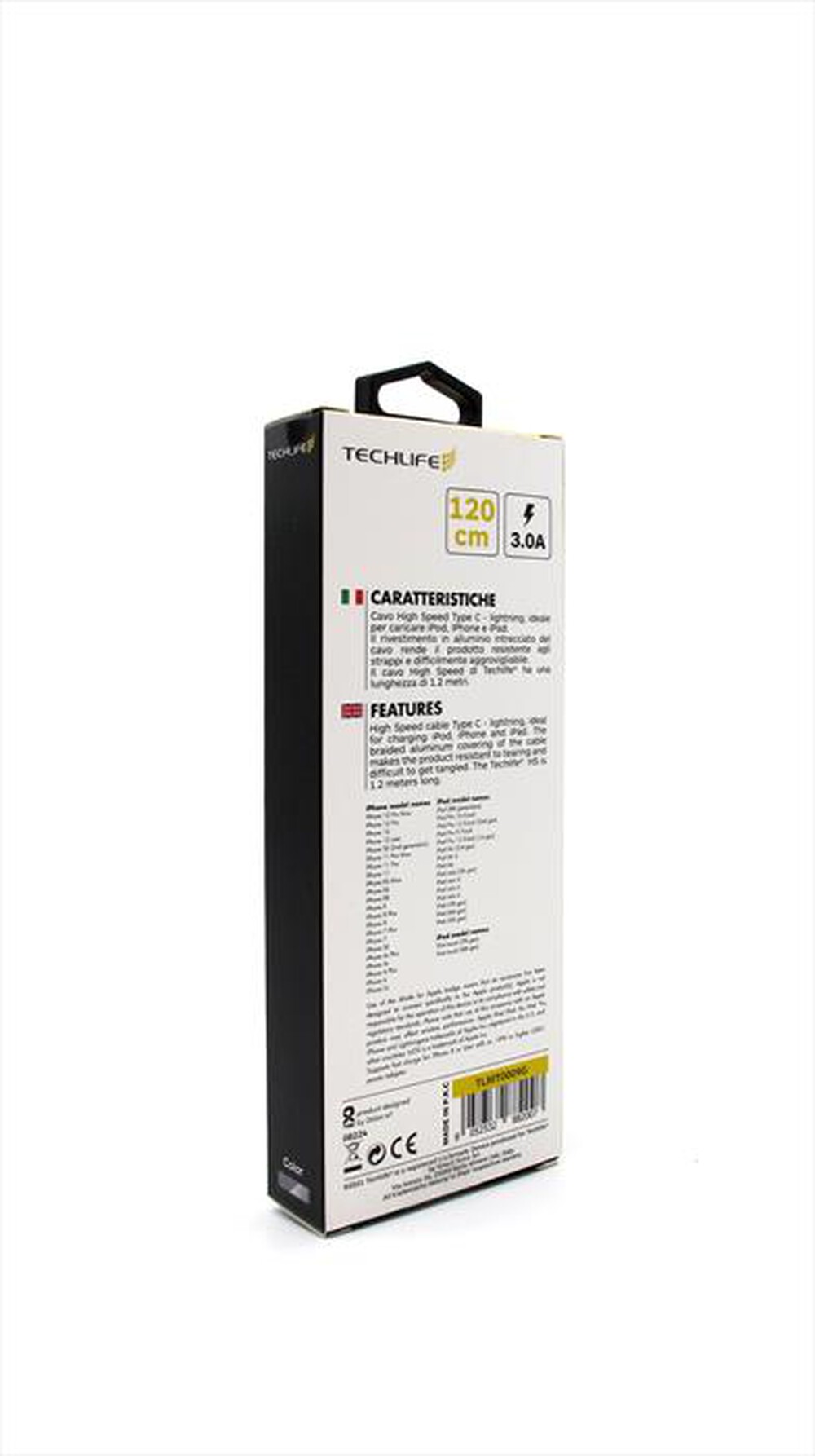 "TECHLIFE - Cavo High Speed Type C TLMT0009G"