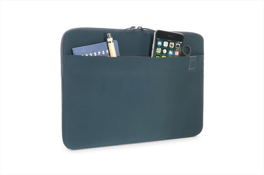 "TUCANO - Custodia in neoprene per MacBook Pro 15\" Late 2016-Petrolio"