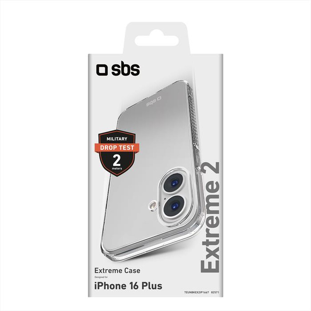 Immagine del prodotto SBS - Cover Extreme 2 iPhone 16 Plus TEUNBKEX2IP1667