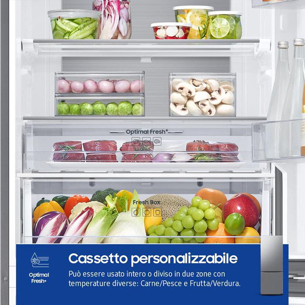 "SAMSUNG - Frigorifero combinato RB53DG703DS9EF ClasseD 538lt-METAL INOX"