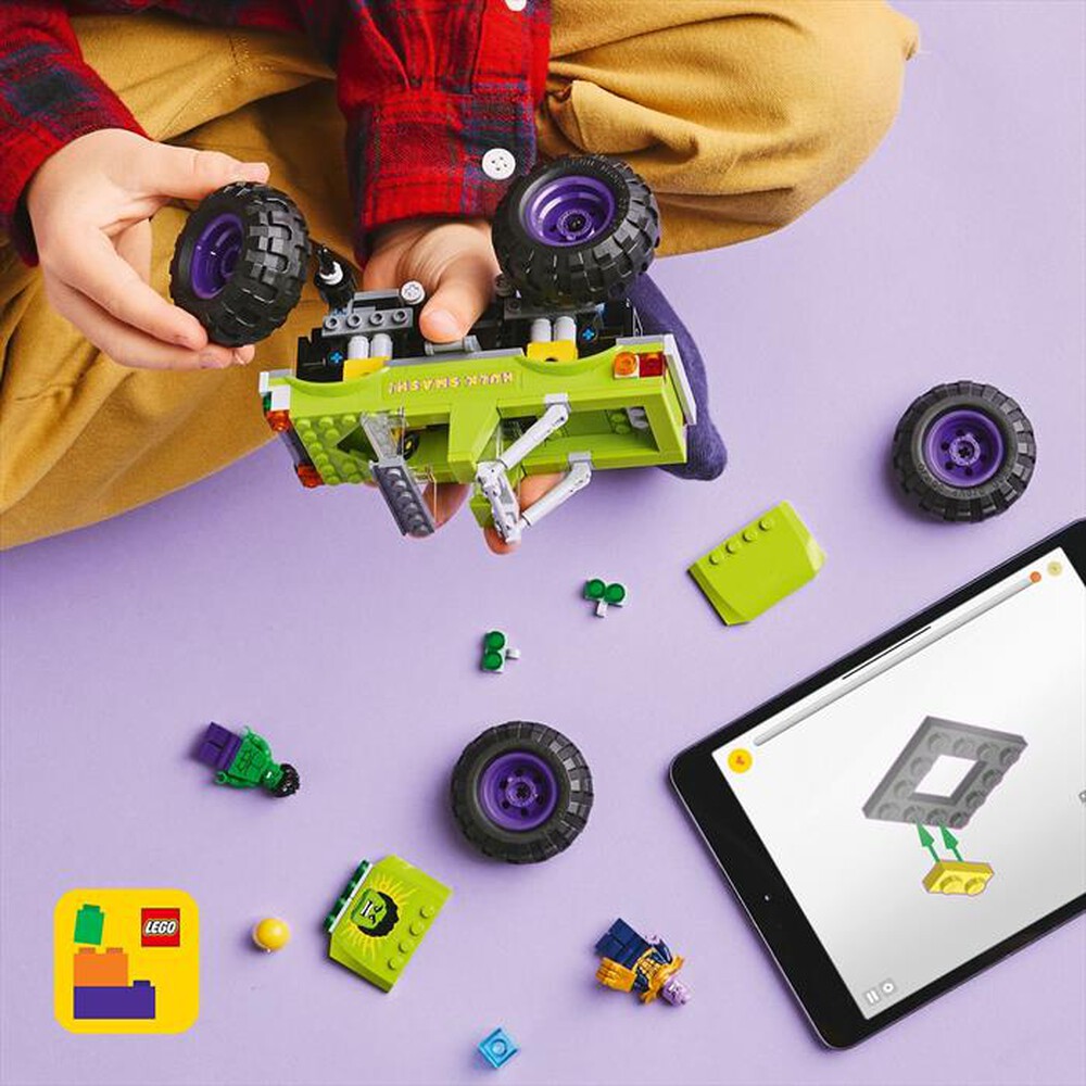 Immagine del prodotto LEGO - SUPER HEROES MARVEL Truck di Hulk vs Thanos 76312