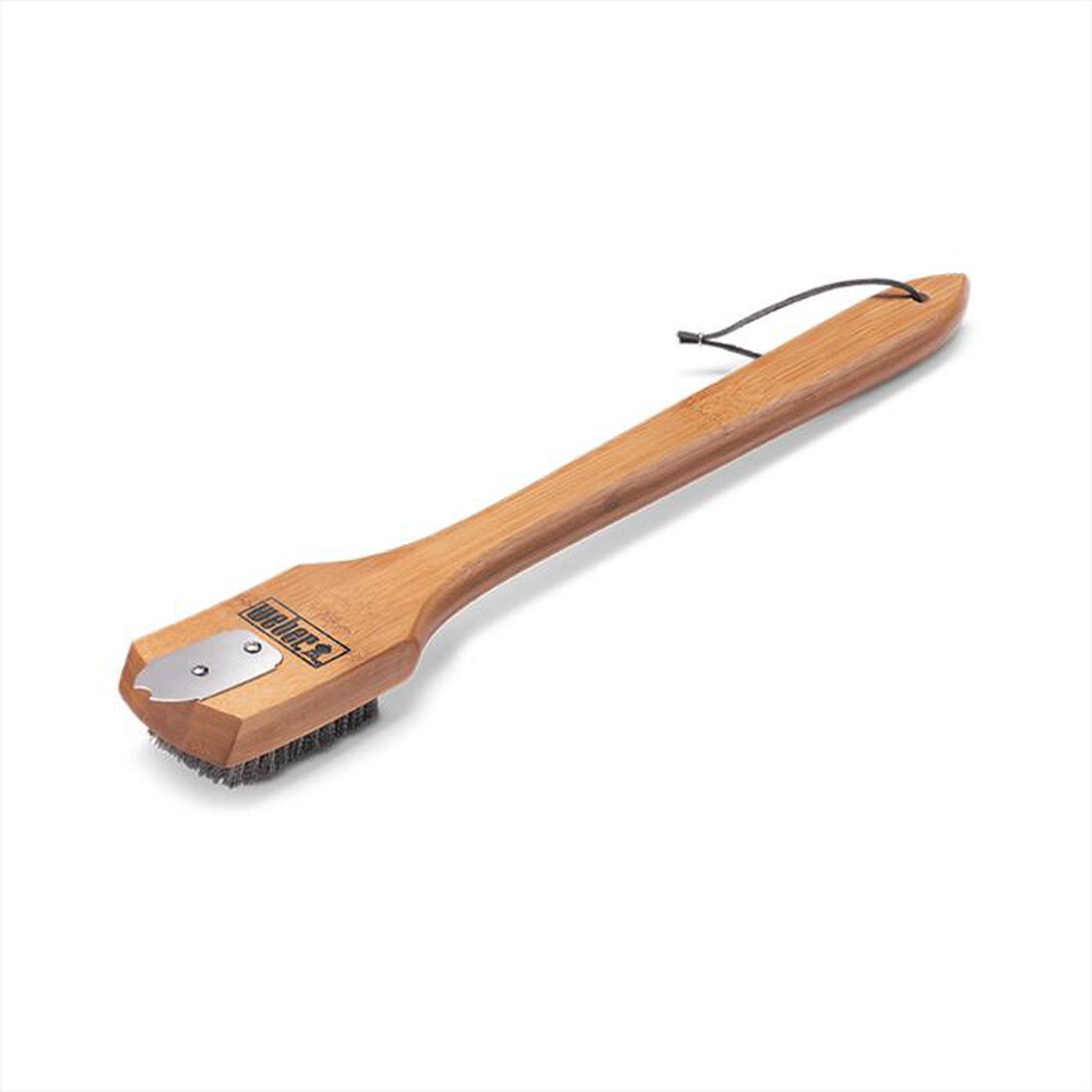 "WEBER - SPAZZOLA GRANDE - MANICO IN LEGNO-MARRONE"