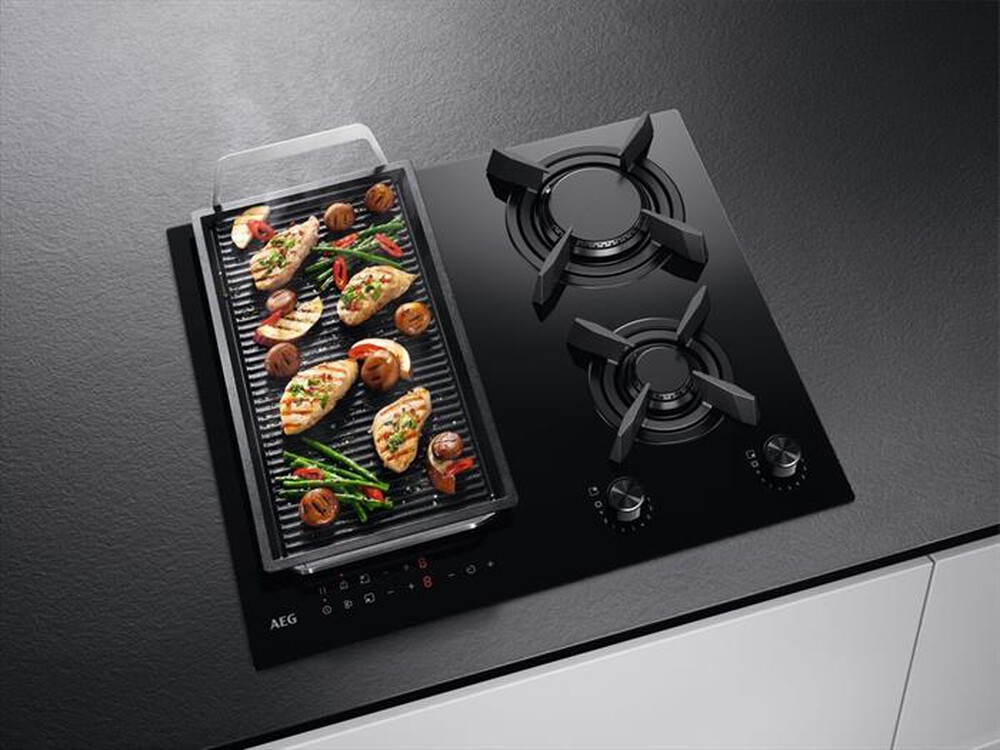 Immagine del prodotto AEG - Piano cottura gas + elettrico CN071436DH-Nero