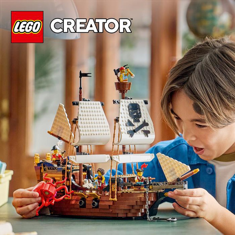 Immagine del prodotto LEGO - CREATORE 3IN1 Iconica nave da pirata - 31387