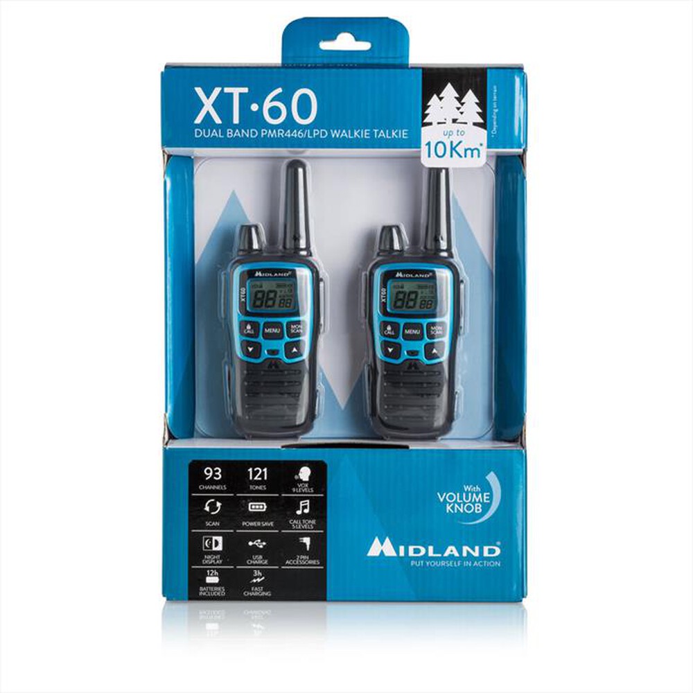 "MIDLAND - XT - 60-Nero/Blu"
