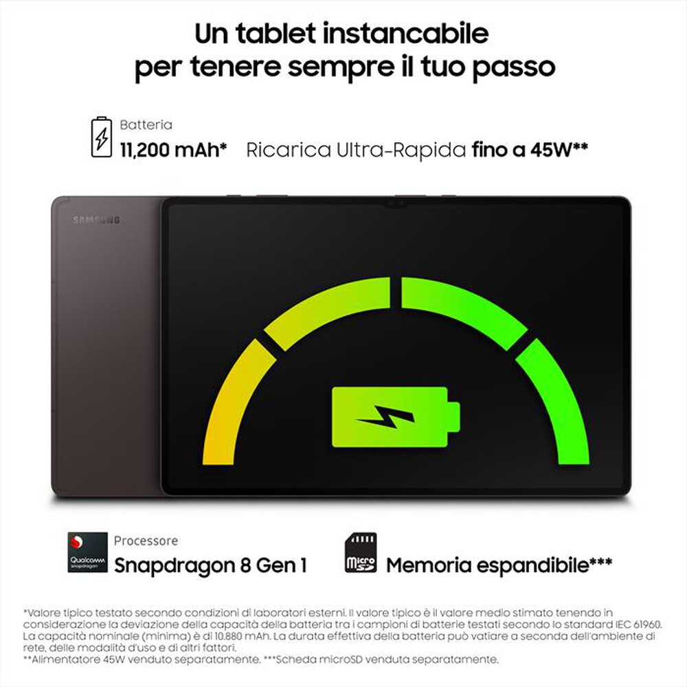 "SAMSUNG - GALAXY TAB S8 ULTRA WIFI 256GB-Graphite"