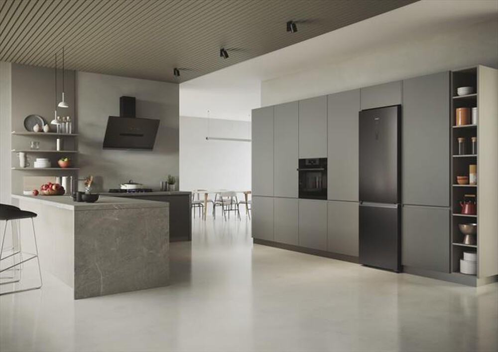 "HAIER - Frigorifero combinato HDW5620CNPD Classe C 377 lt-Argento"