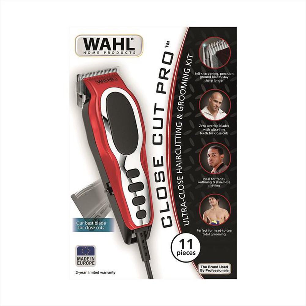 "WAHL - Close Cut Pro Tagliacapelli a filo-Rosso"