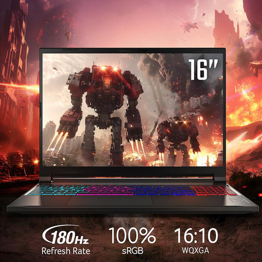 Immagine del prodotto ACER - Notebook gaming NITRO V 16S AI ANV16S-61-R30X 16"-Nero
