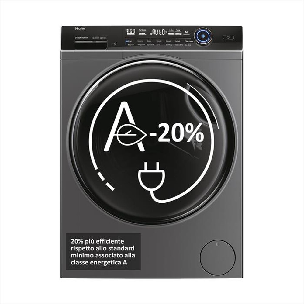 "HAIER - Lavatrice HW120B14979SEUIT 12 Kg Classe A-Antracite"