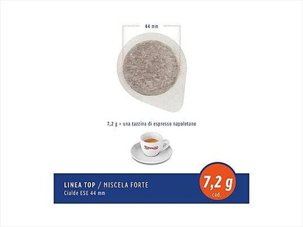 Immagine del prodotto CAFFE' TORALDO - Caff&egrave; in cialde E.S.E linea TOP forte 80cialde