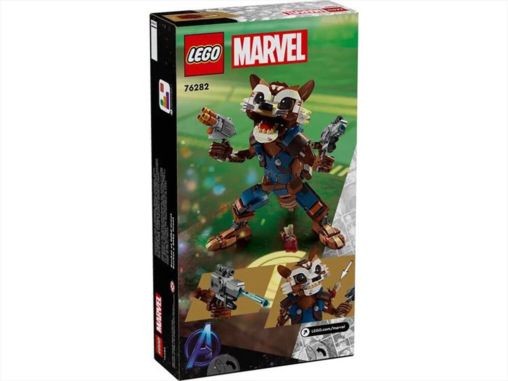 "LEGO - MARVEL Rocket e Baby Groot - 76282"