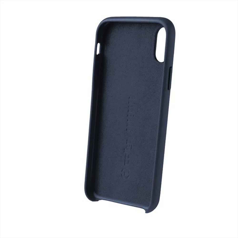 "CELLY - COVER IPH XS MAX-Blu/Similpelle"