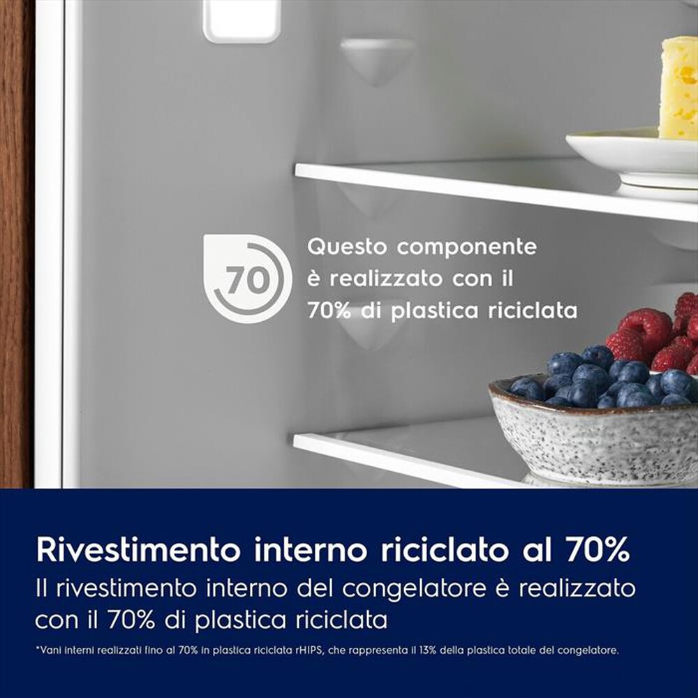 Immagine del prodotto ELECTROLUX - Frigorifero combinato ENA7CD18S Classe D 249lt-Bianco