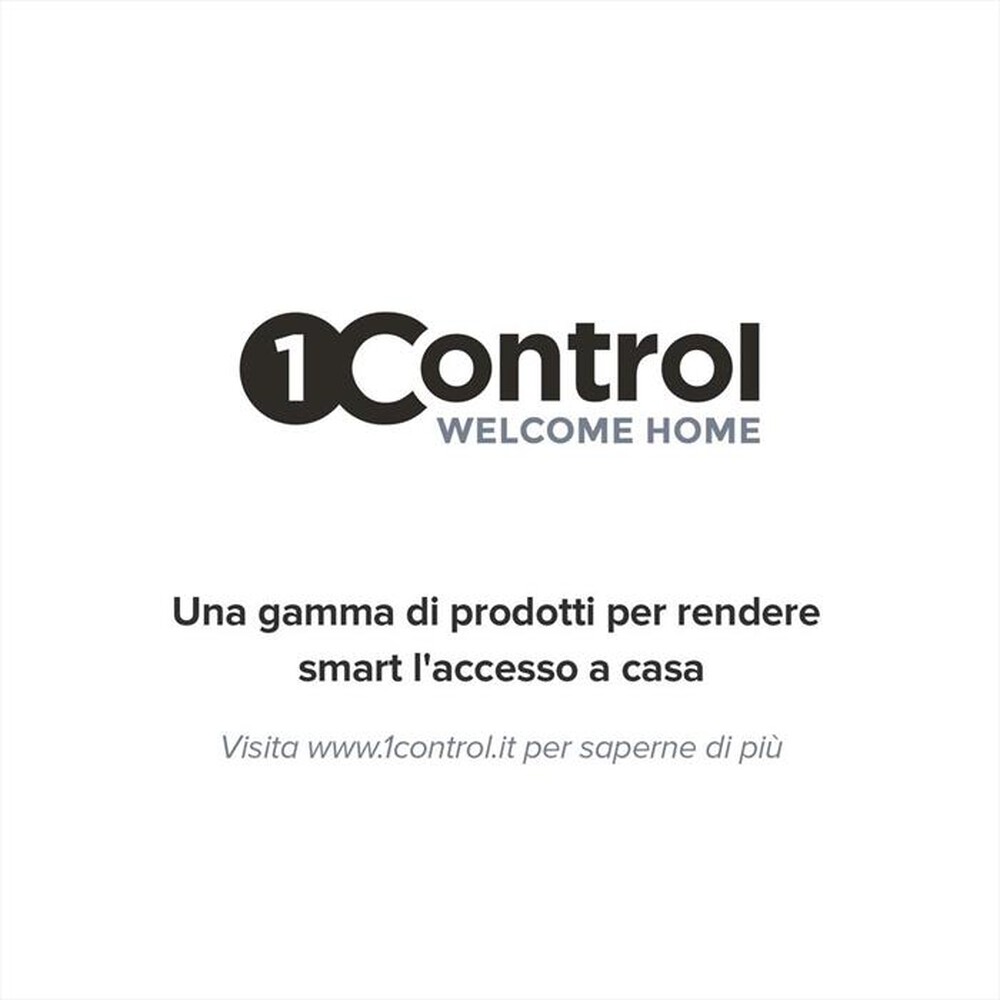 "1 CONTROL - Apricancello e controllo SOLO GEN 2+LINK-Black"
