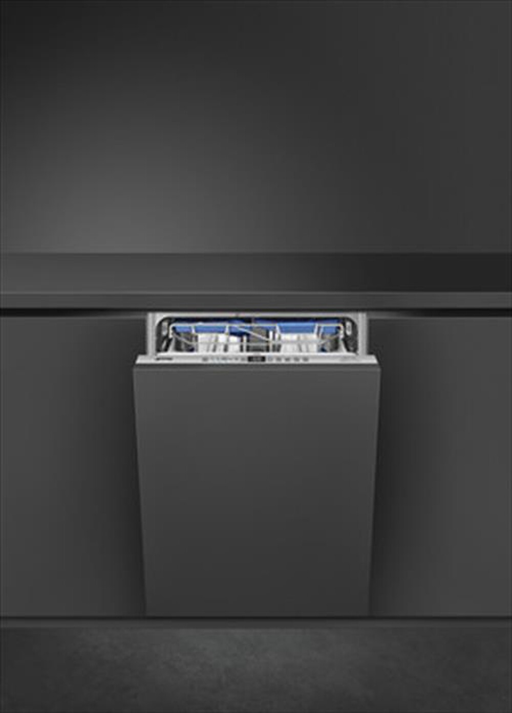 "SMEG - Lavastoviglie incasso ST323PT Classe C 14 coperti-Nero"