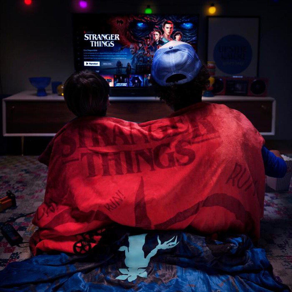 Immagine del prodotto IMETEC - CALDOPLAID STRANGER THINGS 160X120 CM-Rosso e Blu