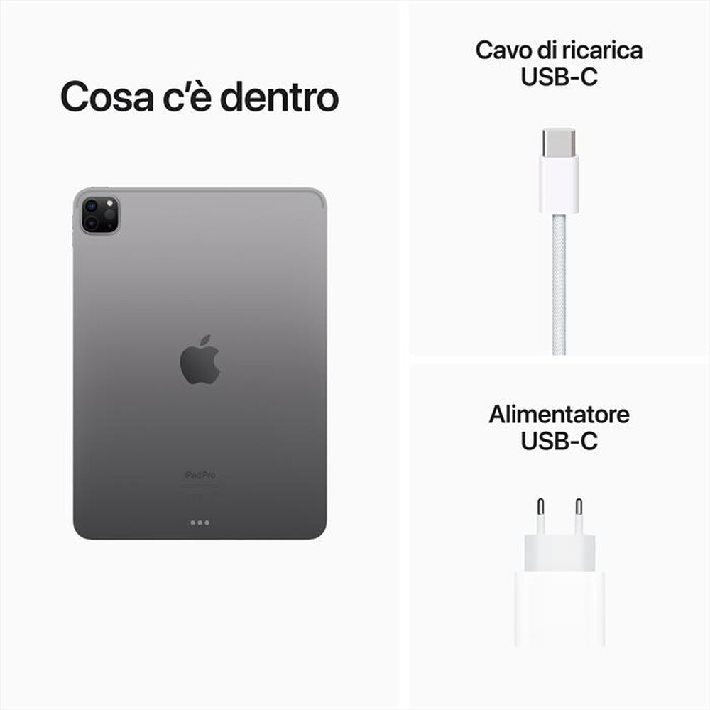 "APPLE - iPad Pro 11\" WI-FI + CELLULAR 512GB-Argento"