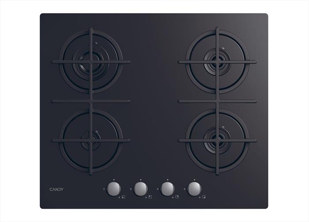CANDY - Piano cottura a gas CVG6B 59,5 cm-Nero