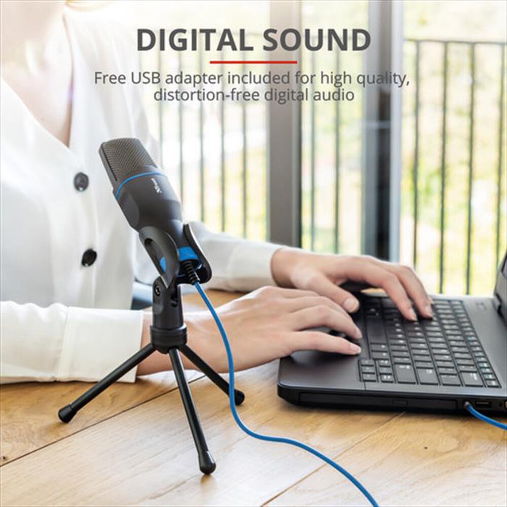 "TRUST - MICO USB MICROPHONE-Black"