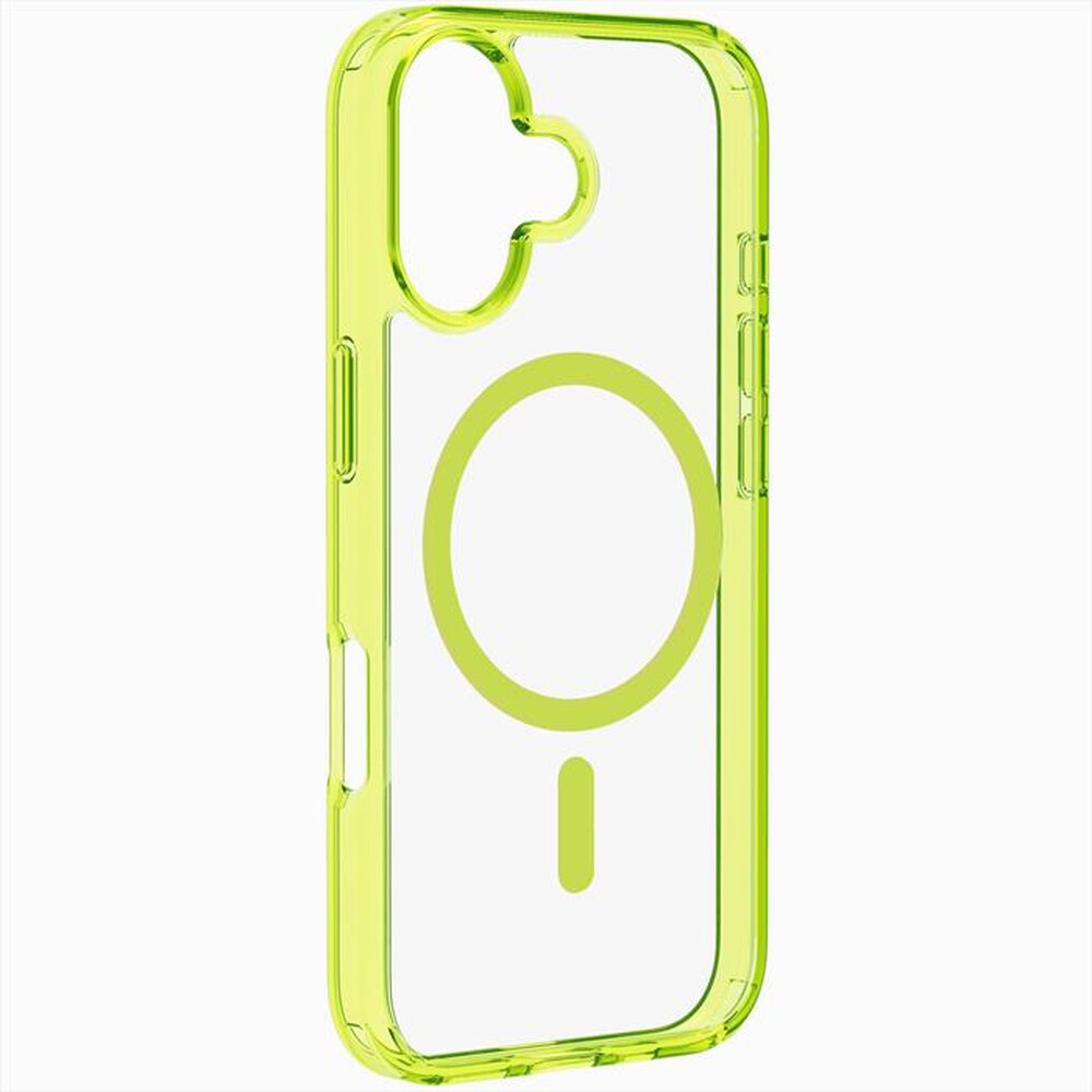 Immagine del prodotto CELLULARLINE - Custodia ICONIC MAG per IPHONE 17-Lime, Trasparente