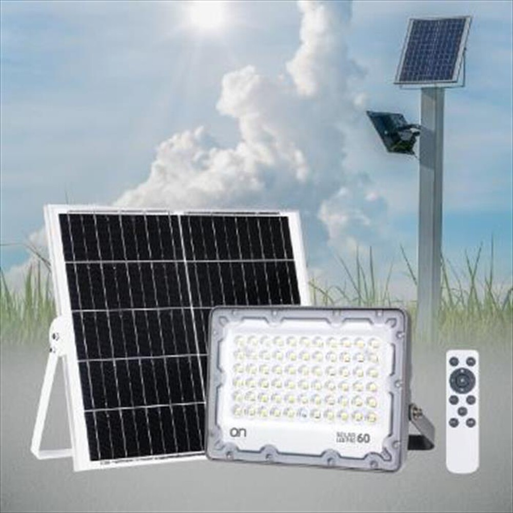 "ONLIGHT - Faro led solare da esterno SOLAR LED PRO 60"