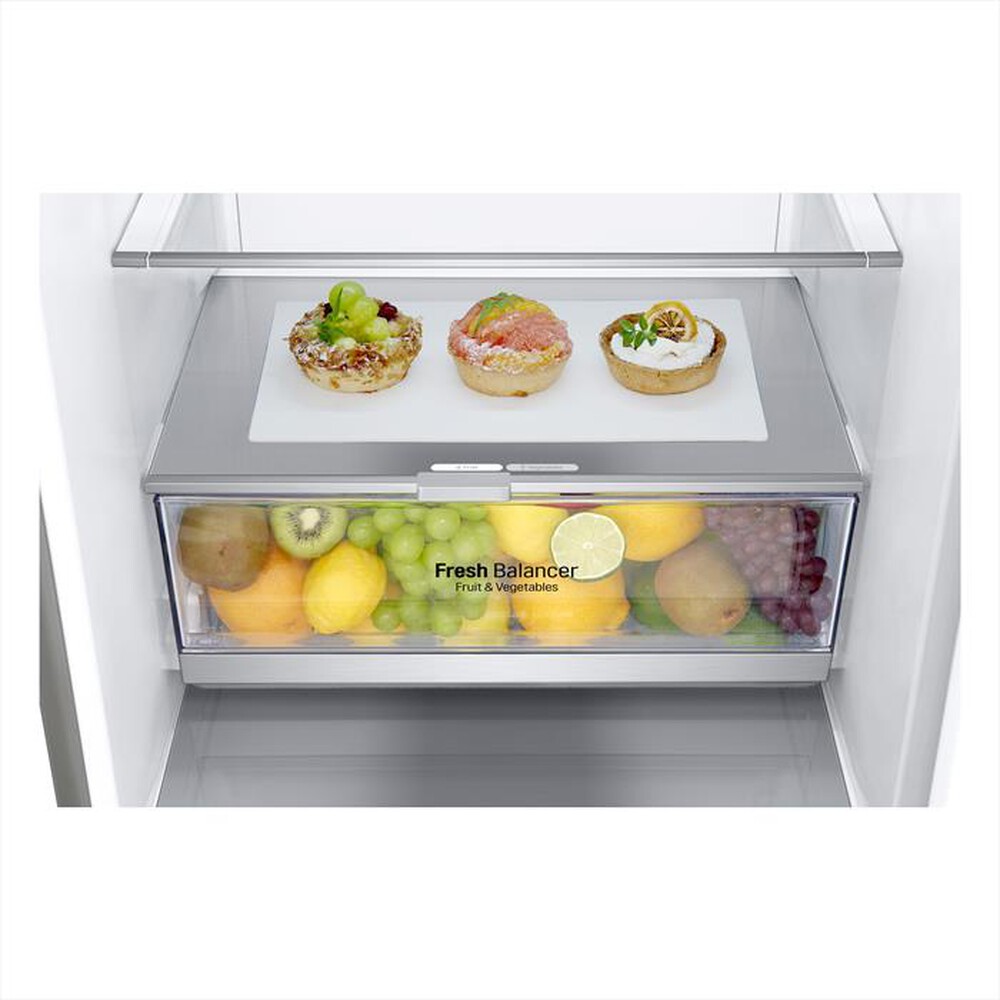 "LG - Frigorifero combinato GBB92STBAP Classe A 419lt-STAINLESS STEEL"
