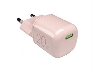 PURO - Caricabatterie da parete PUFCMTCUSBC20WGROSE-Rosa