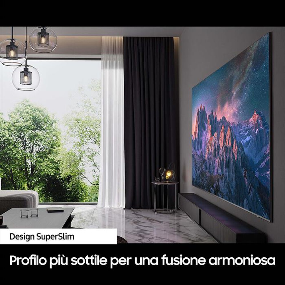 "SAMSUNG - Smart TV 98\" UHD 4K Q-LED QE98Q80CATXZT-CARBON SILVER"