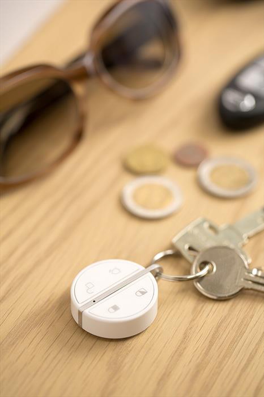 "SOMFY - BADGE PORTACHIAVI-WHITE"