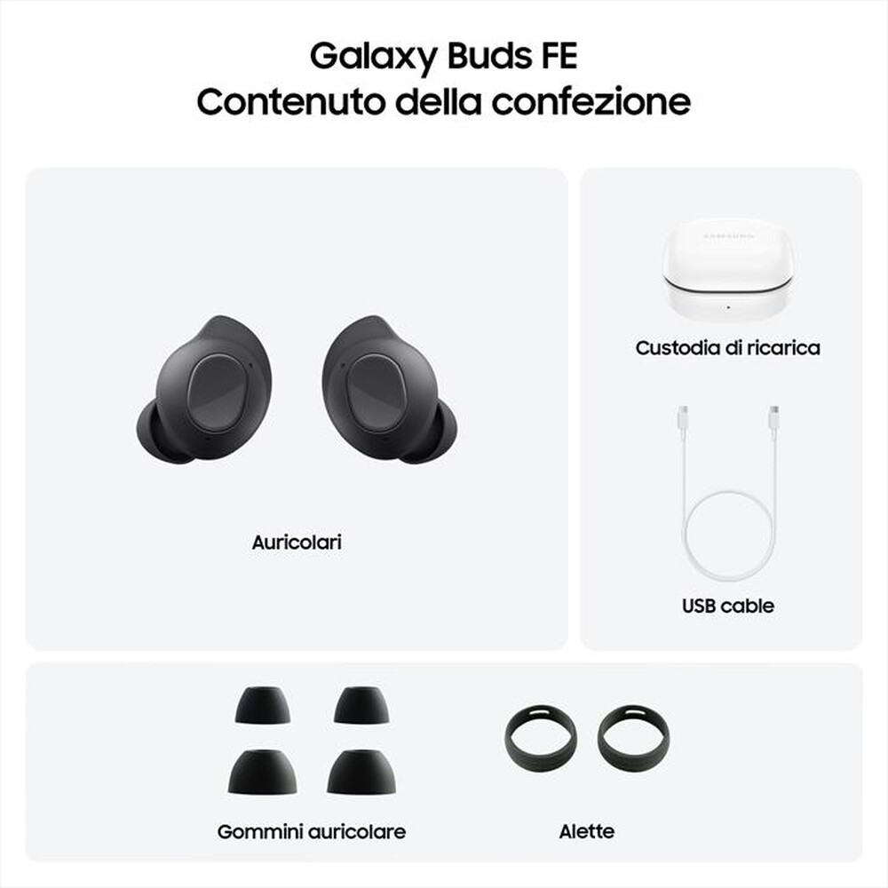 "SAMSUNG - Smartphone GALAXY S23 FE | BUDS FE-Graphite"