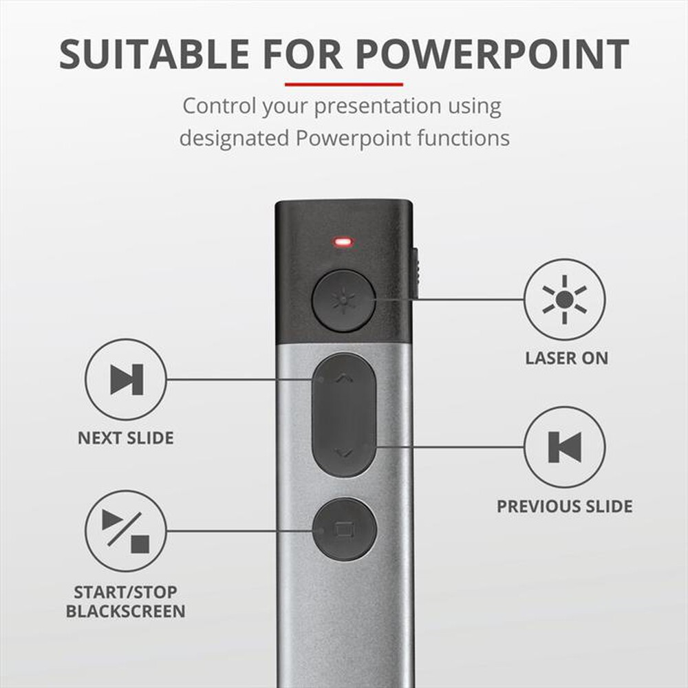 "TRUST - KAZUN PRESENTER-Black/Grey"