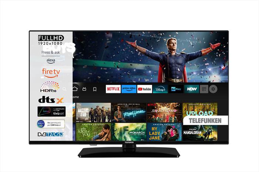 Immagine del prodotto TELEFUNKEN - Smart TV LED FHD 40" TE40759B50V4F-Nero