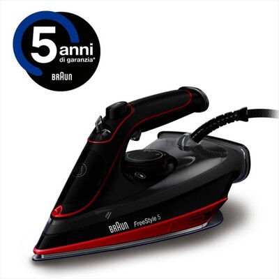 BRAUN - Ferro a vapore TexStyle 5 SI5057RD-Rosso nero