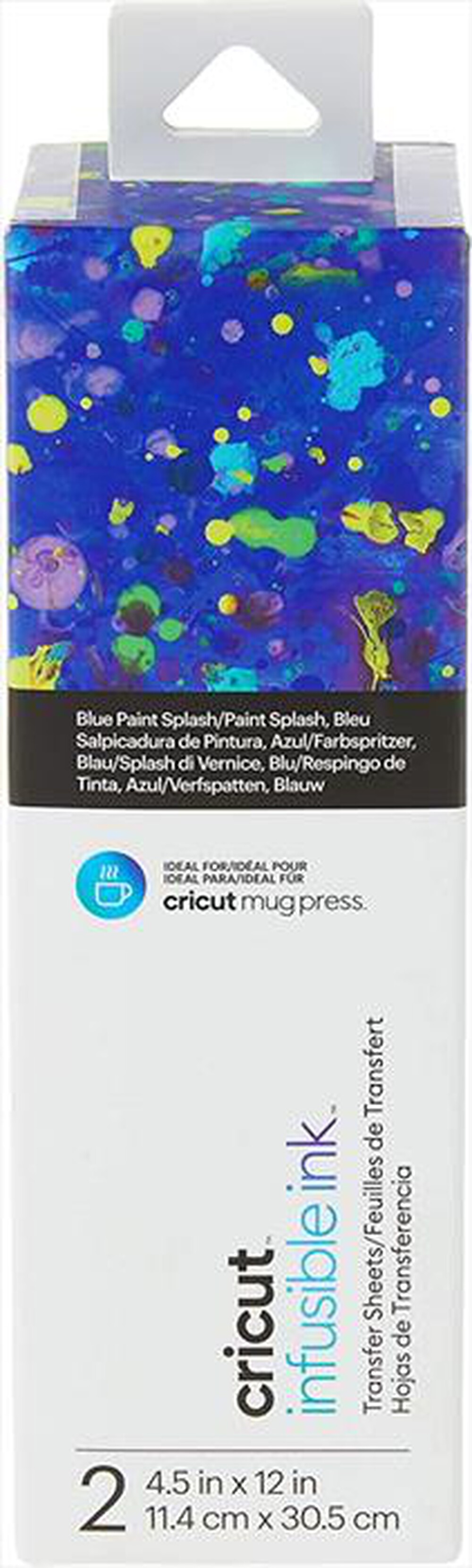 Immagine del prodotto CRICUT - INFUSIBLE INK 2 FOGLI-Blue Paint splash