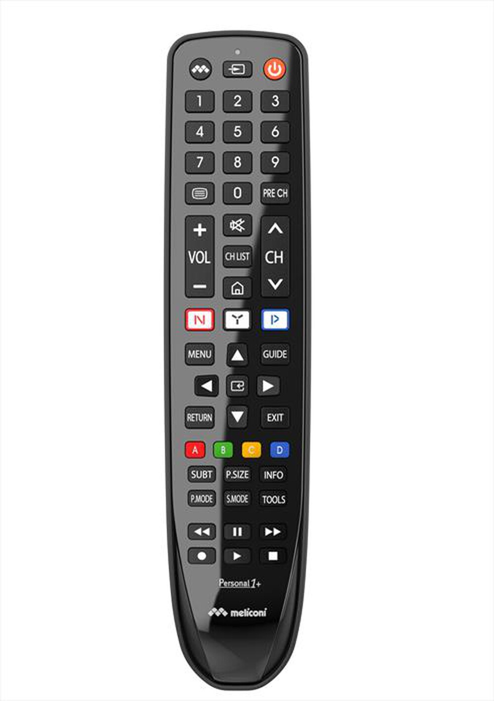 Immagine del prodotto MELICONI - Telecomando GUMBODY PERSONAL 1+ SAMSU-Nero lucido / nero opaco / cor