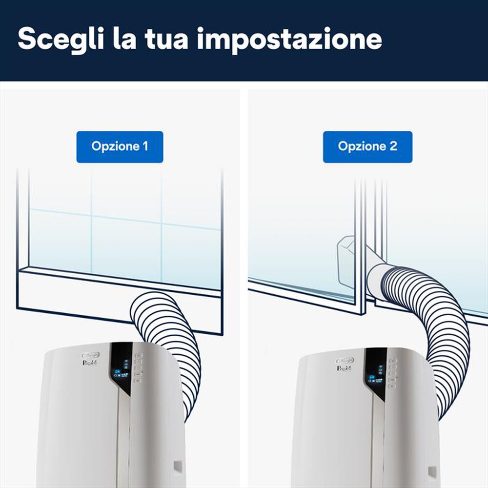 "DE LONGHI - PAC EX130 CST WIFI Condizionatore portatile-Bianco"