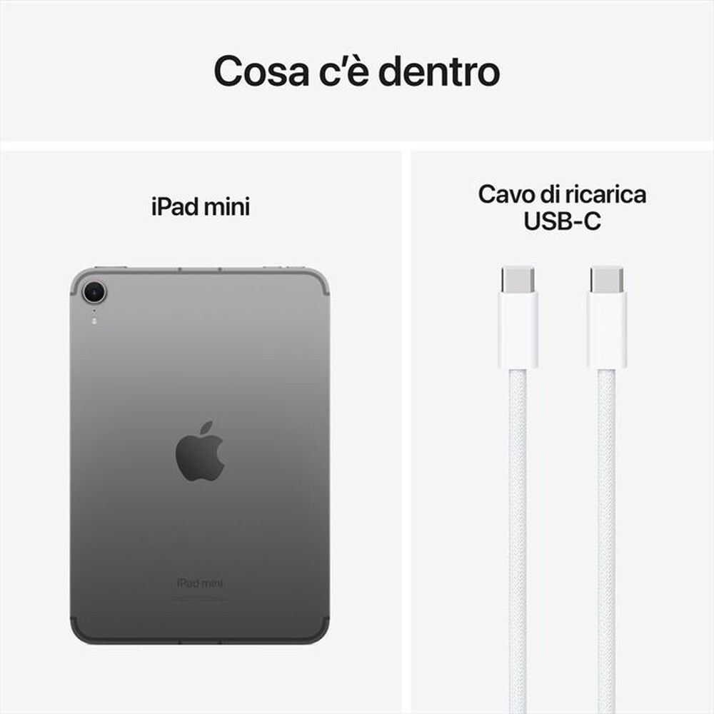 "APPLE - iPad Mini Wi-Fi + Cellular 128GB-Grigio Siderale"
