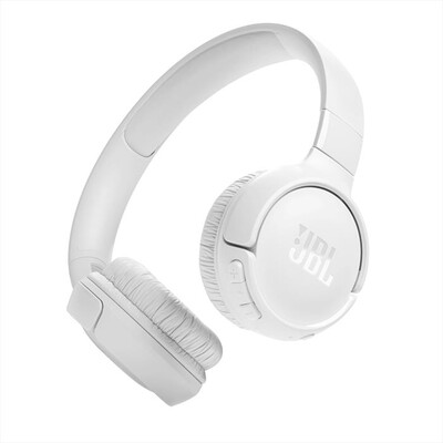 JBL - Cuffie a padiglione chiuso TUNE 520BT-BIANCO,  JBL - Cuffie a padiglione chiuso TUNE 520BT-BIANCO